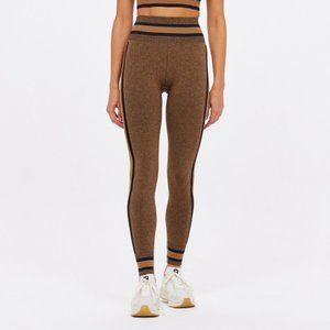 The Upside Marle Seamless Midi Pant Leggings in Cinnamon Medium